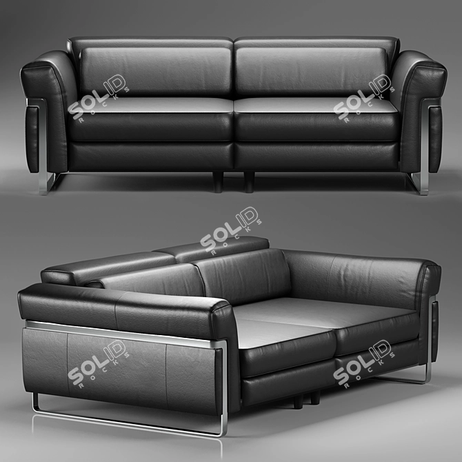 Natuzzi Fidelio: Elegant Comfort 3D model image 2