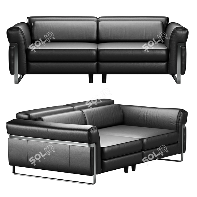 Natuzzi Fidelio: Elegant Comfort 3D model image 8