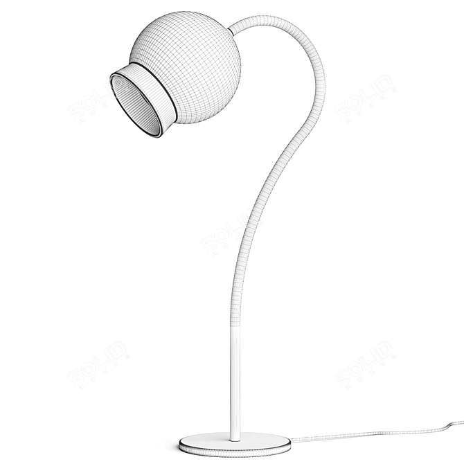 Elegant Cosmo Table Lamp 3D model image 2