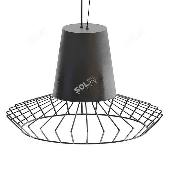 Mexican Inspired Pendant Lamp 3D model image 1