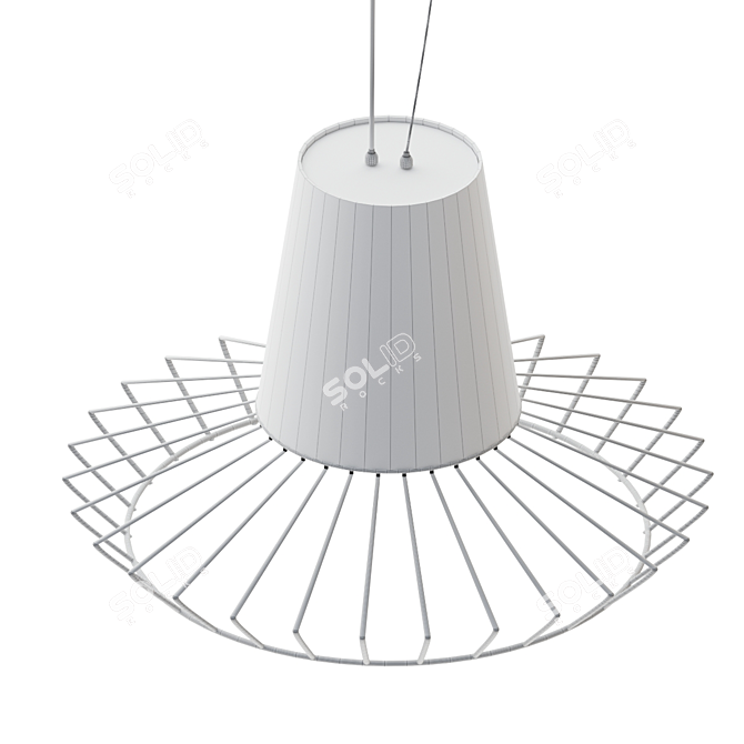 Mexican Inspired Pendant Lamp 3D model image 2