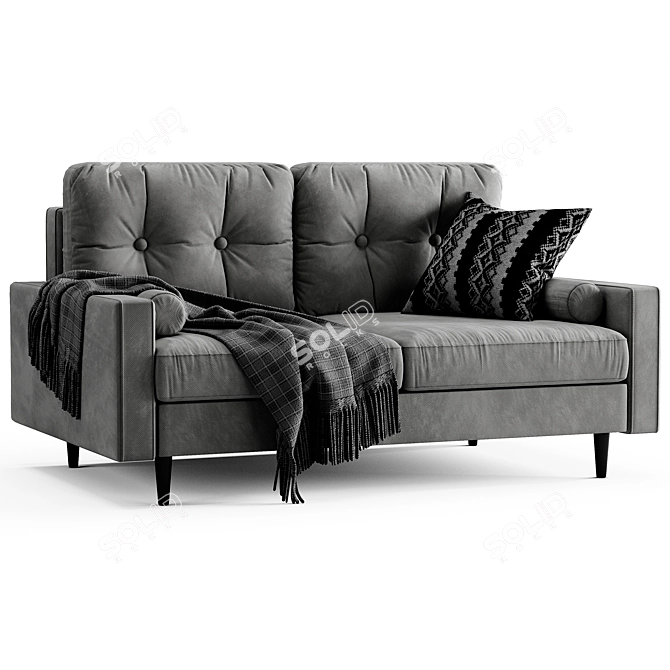 Modern Deans Sofa 3D model image 3