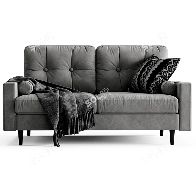 Modern Deans Sofa 3D model image 4