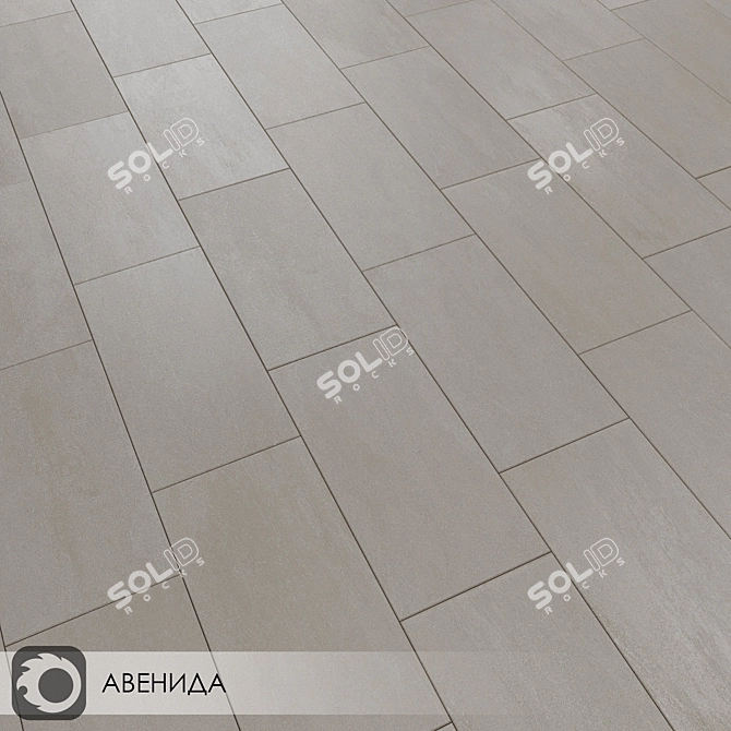 Avenida Ceramic Tiles - Sleek and Stylish 3D model image 2