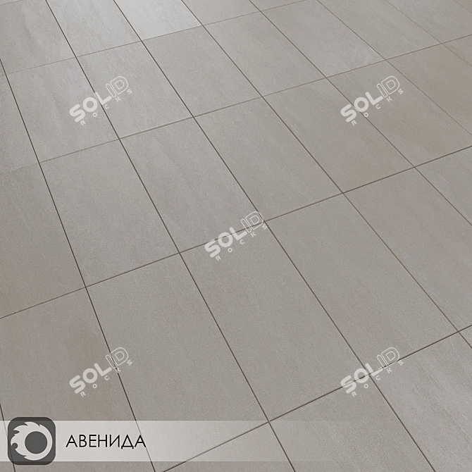 Avenida Ceramic Tiles - Sleek and Stylish 3D model image 5