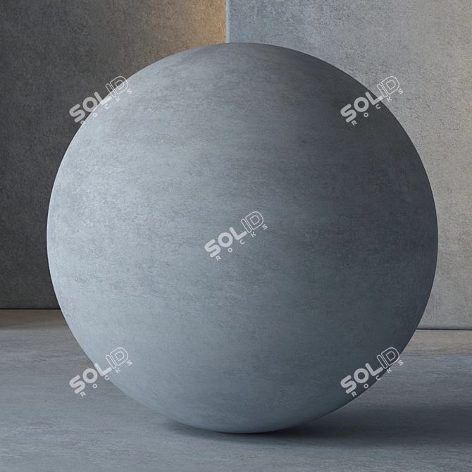 Seamless Plaster Material 25 3D model image 5