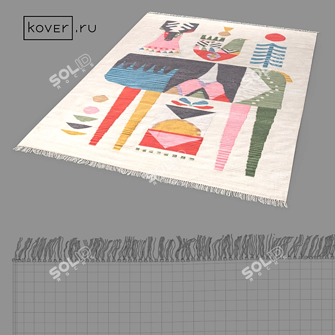 Modern Art de Vivre Carpets | Set3 | Kover.ru 3D model image 2