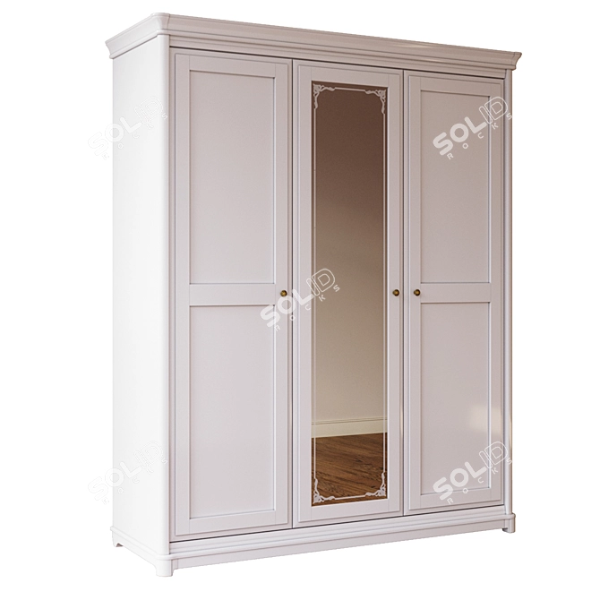 Wardrobe from RIVIERA collection. 

RIVIERA 3-Door Wardrobe 3D model image 2