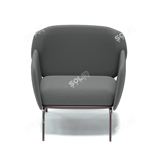 Modern Vray Armchair: Polys 4396 3D model image 3