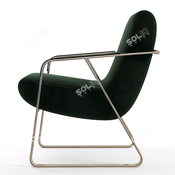 Elevate Your Space with the Stylish Moon Chair 3D model image 2