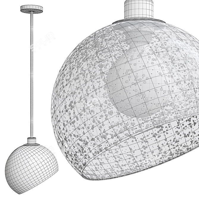 Tokyo Chelsom Ceiling Light 3D model image 2