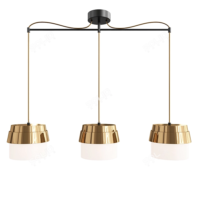 Modern Pendant Light Fixture - VIOKEF Morgan 3095900 3D model image 1