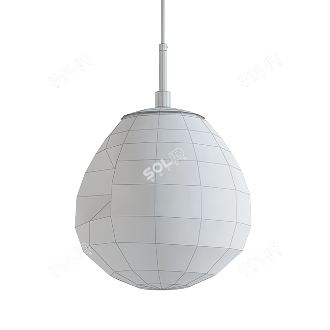 Elegant ASTER Pendant - Illuminate with Style 3D model image 2