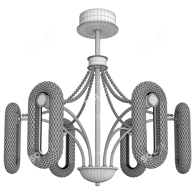 Modern Designer Kezia_CH Lamp 3D model image 2