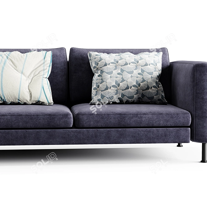 BoConcept Indivi Modern Convertible Sofa 3D model image 2