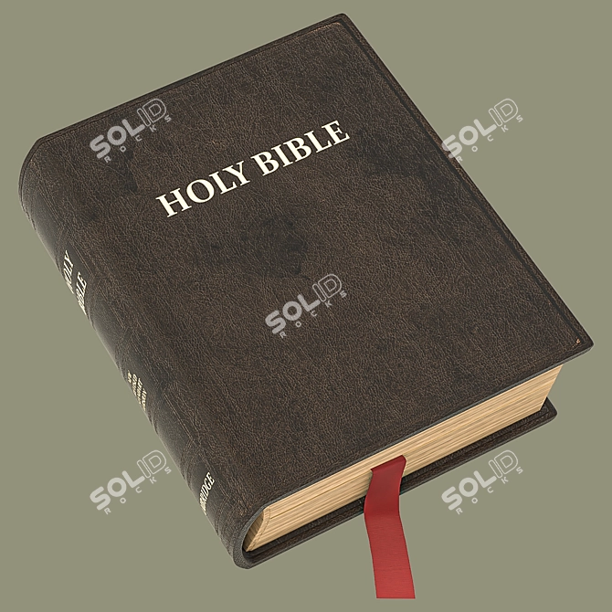 Animated Bible: Enhance Your Spiritual Journey 3D model image 1