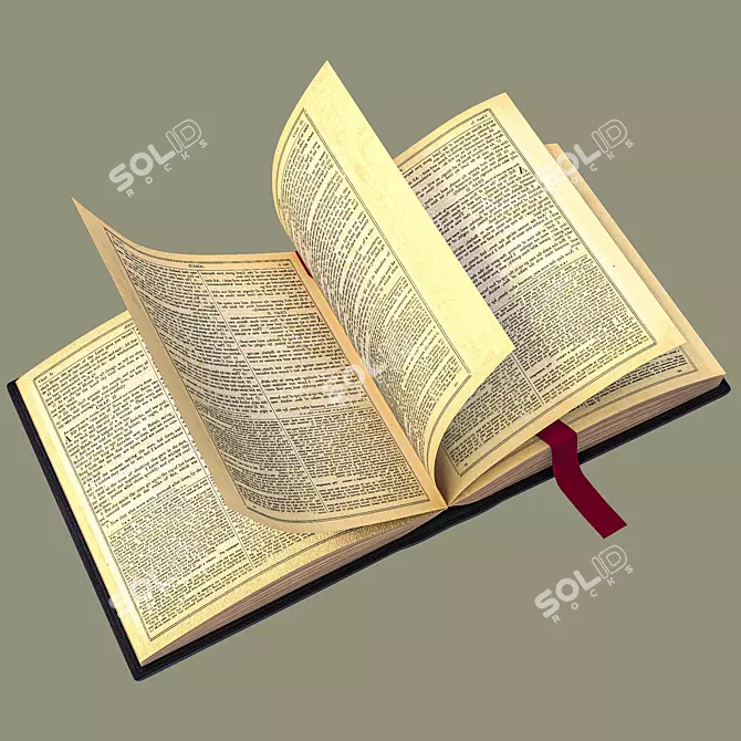 Animated Bible: Enhance Your Spiritual Journey 3D model image 2