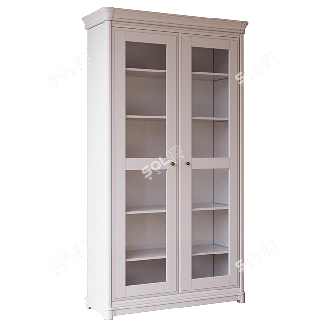 Riviera Collection Wooden Bookcase 3D model image 2