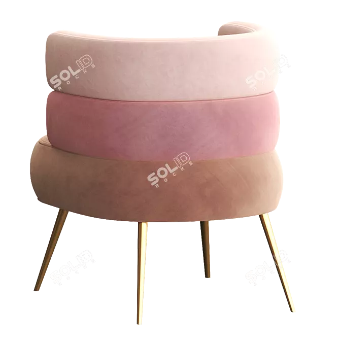 SANDWICH Easy Chair: Comfort and Style 3D model image 4