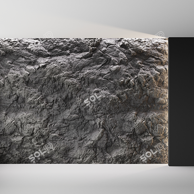 Rock Cliff Wall Material | PBR Textures 3D model image 5