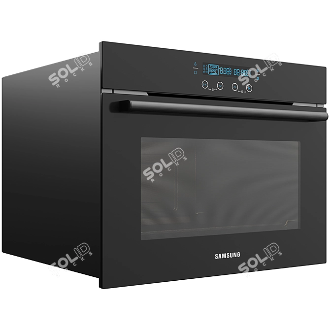 Samsung NQ50K5137KB: Efficient Built-in Microwave Oven 3D model image 1