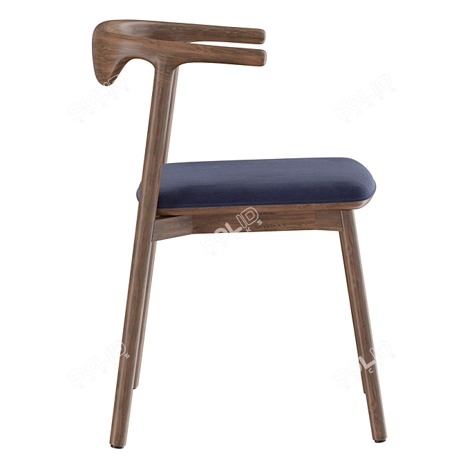Scandinavian Inspired Pala Chair 3D model image 3