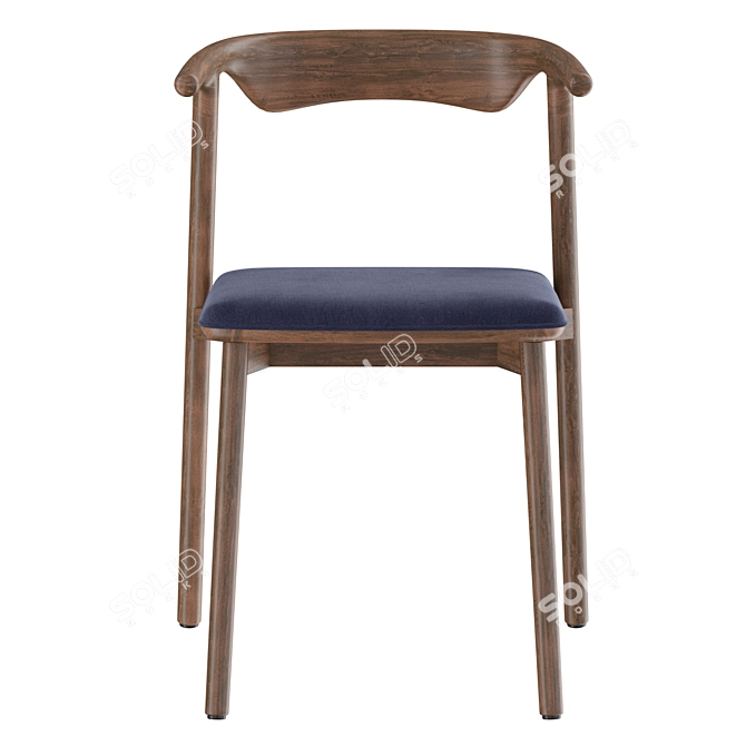 Scandinavian Inspired Pala Chair 3D model image 4