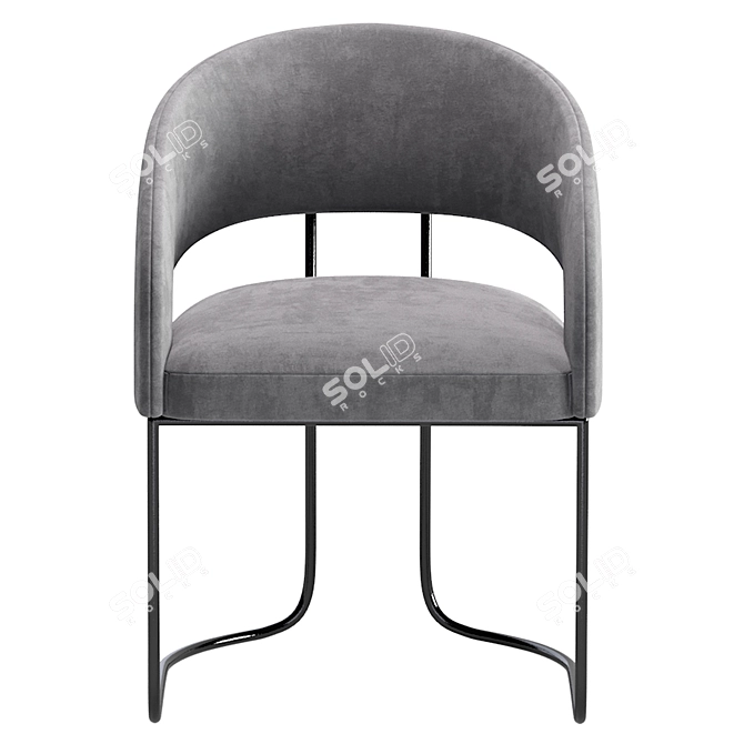 Modern Chair ALLEN: 2 Color Options 3D model image 4