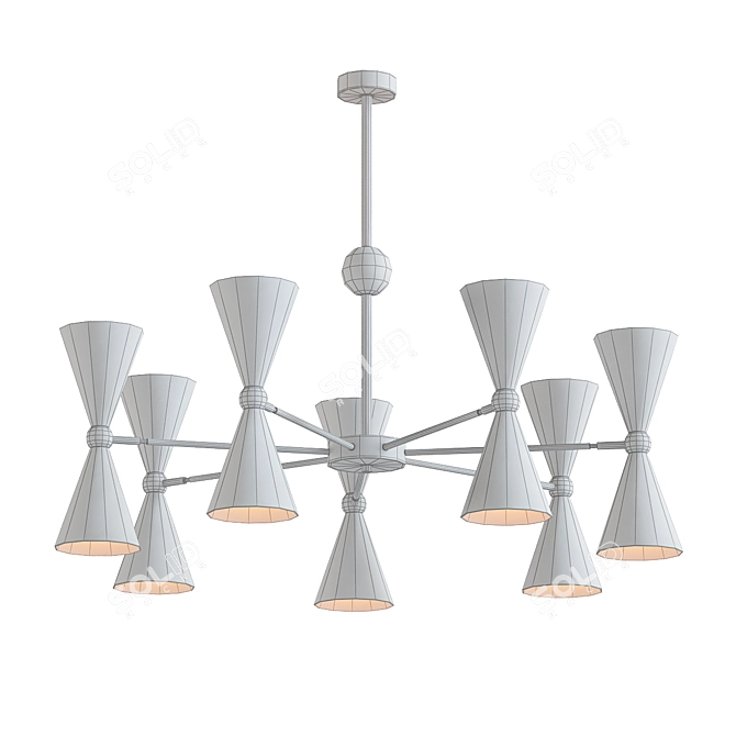 Modern MAYTONI 38341 Pendant Light 3D model image 2