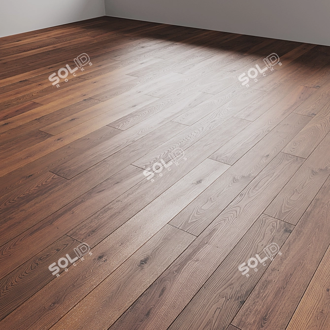 Woodco Wood Floor Set 3D model image 3