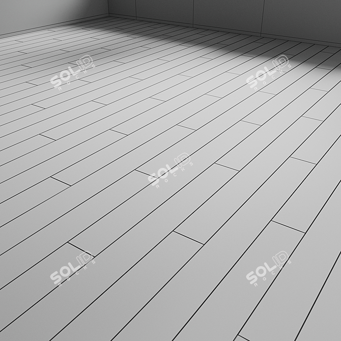 Woodco Wood Floor Set 3D model image 4