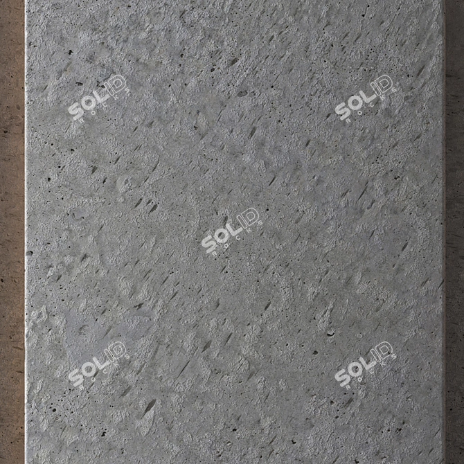 Seamless Gray Concrete Texture 3D model image 3