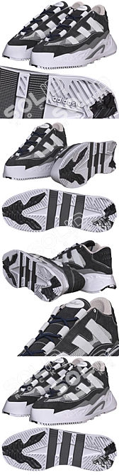 Adidas Niteball Originals Sneakers 3D model image 4