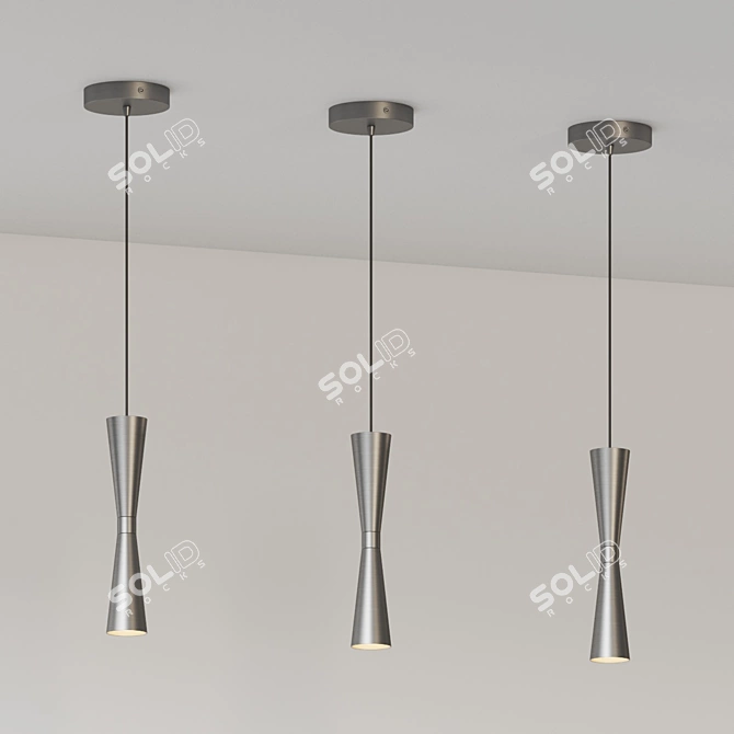 Modern Elegance: Milo LED Pendant 3D model image 2