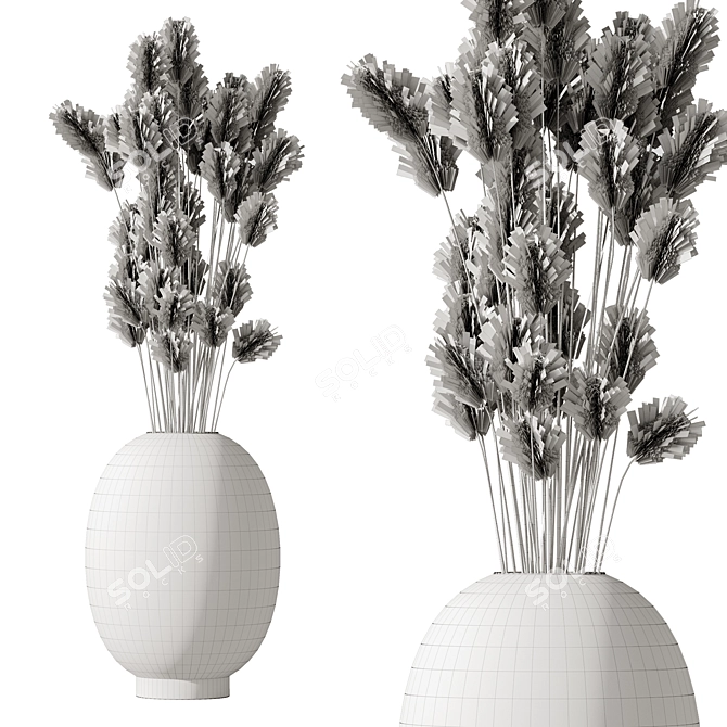 Lagurus Bouquet: Stunning 2015 V-Ray Render 3D model image 6