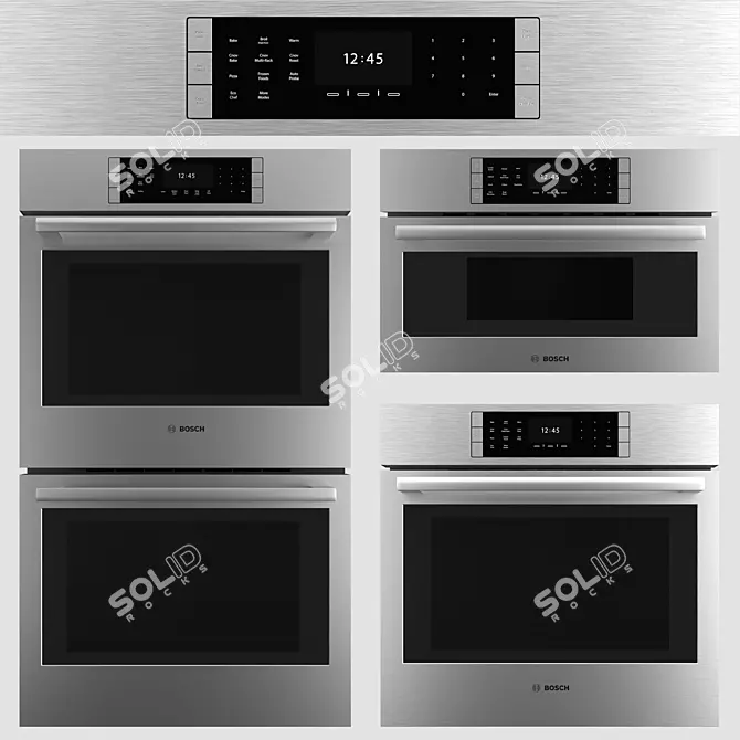 Bosch 800 Series Ovens 3D model image 3