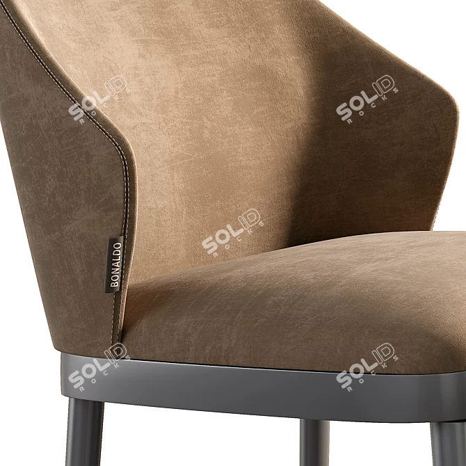 Elegant Mida Too Chair by Bonaldo 3D model image 3