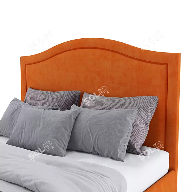 Sleek Sofas Line Bed 3D model image 2
