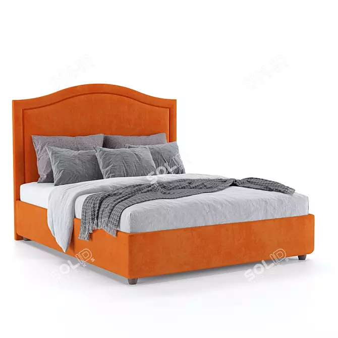 Sleek Sofas Line Bed 3D model image 3