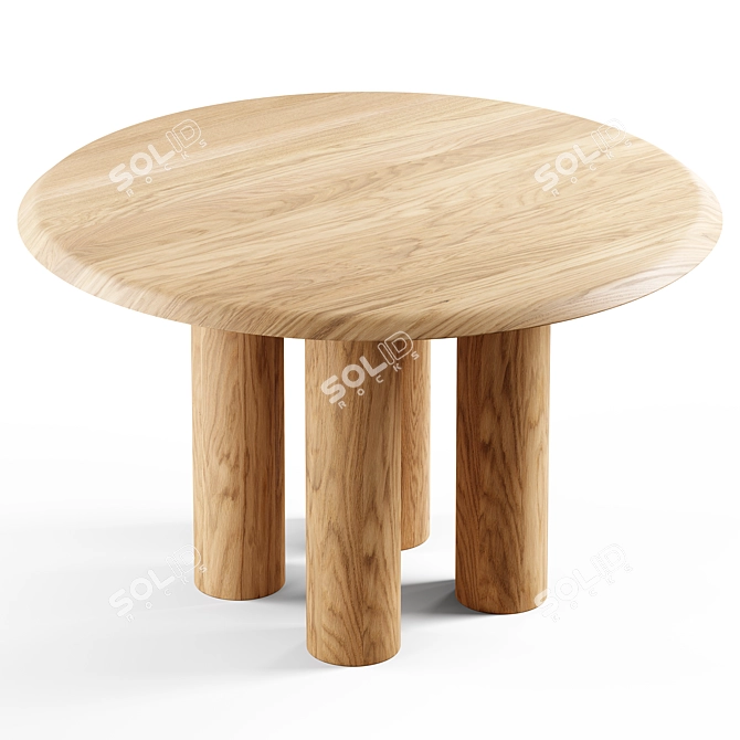 Fredericia Islets Table Set: Versatile and Elegant Furniture Solution 3D model image 2