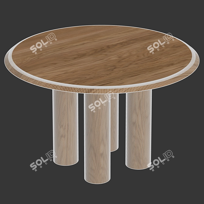 Fredericia Islets Table Set: Versatile and Elegant Furniture Solution 3D model image 5