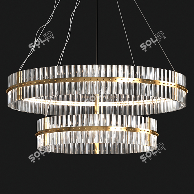 Contemporary Novel Combo Pendant Lights 3D model image 1