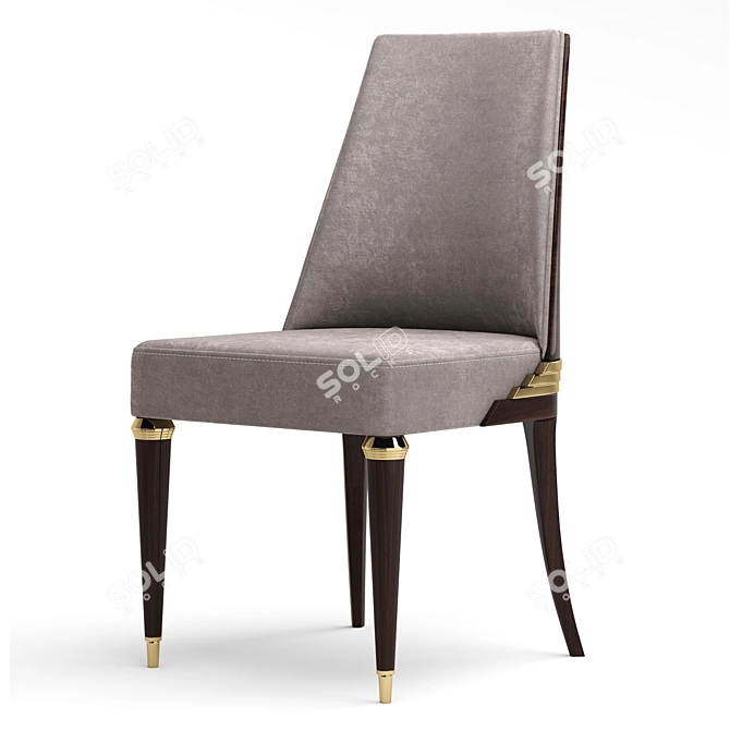 Elegant Vistore Dining Chair 3D model image 7