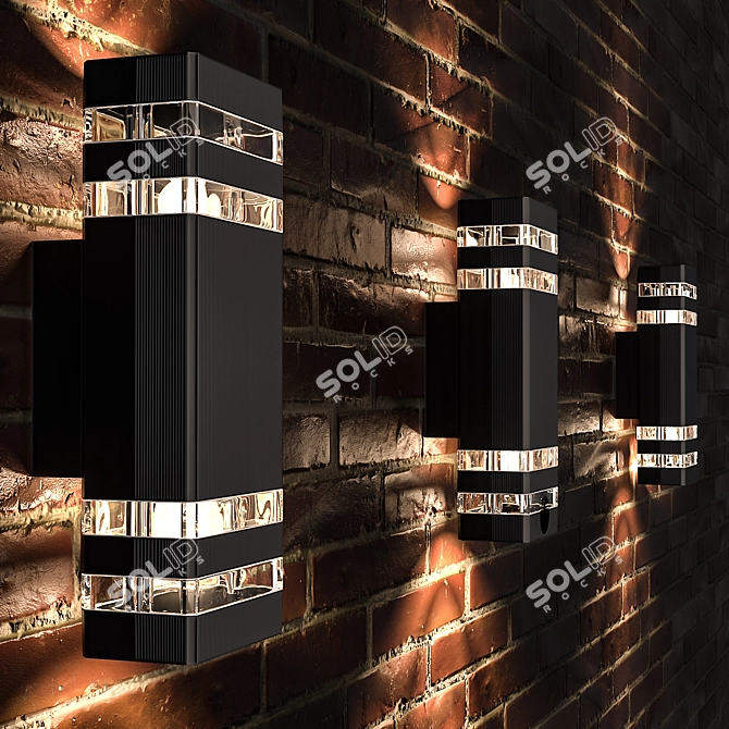 Feron DH0807 Outdoor Wall Lamp 3D model image 3