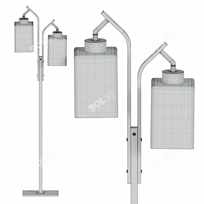 Modern Citilux Markus Floor Lamp 3D model image 2