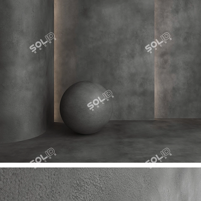 Title: Premium Decorative Plaster Kit 3D model image 5