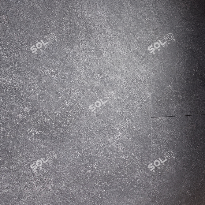 Seamless Porcelain Stoneware Tile 3D model image 2