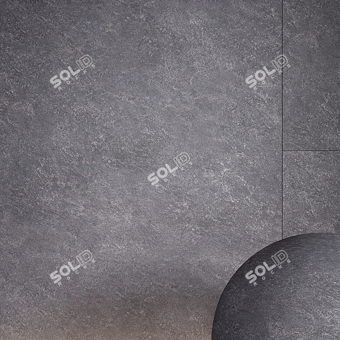 Seamless Porcelain Stoneware Tile 3D model image 3