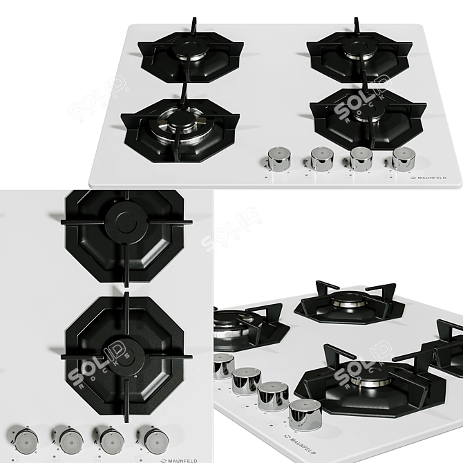 Maunfeld Premium Appliance Set 3D model image 5