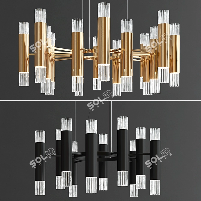 Luxurious Embrace Pendant Light by Ilfari 3D model image 3